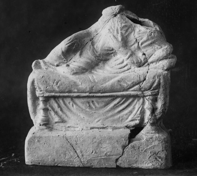 016877 - reperto - Dalla Velia, terracotta, copia su Kline; Neg. Serie F, Nr. 858