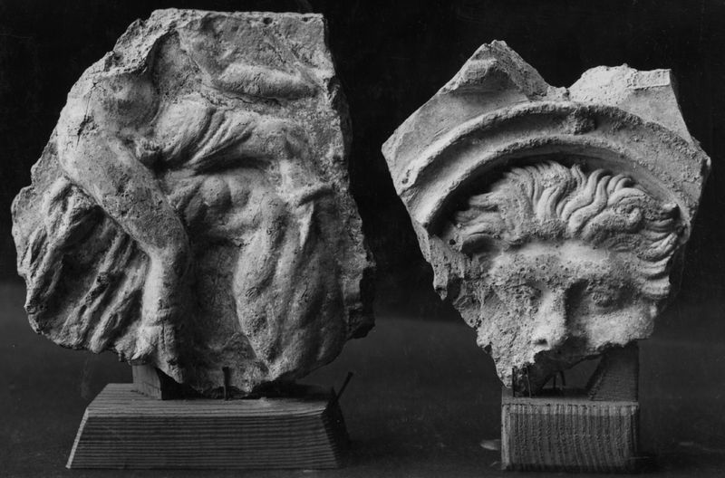 016890 - reperto - Dalla Via Sacra, lastre fittili; Neg. Serie F, Nr. 702