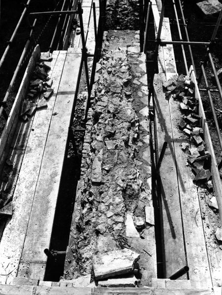 005578 - monumento - Clivio Palatino, ambiente F: ricognizione 1983