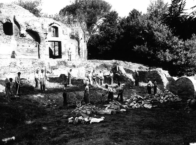 005629 - monumento - Clivio Palatino: ricognizione sulla situazione degli ambienti giugni-agosto 1941 