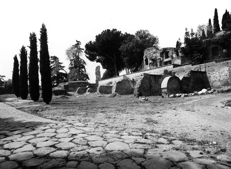 005646 - monumento - Clivio Palatino: veduta della propaggine Est della Domus Tiberiana