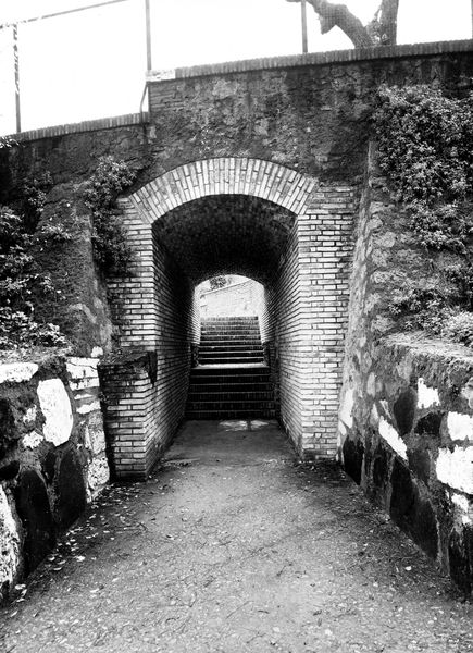 005648 - monumento - Clivio Palatino, Strutture: sottopassaggio presso l'arco di Tito visto dal lato Ovest 