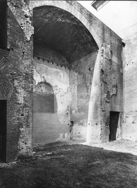 003180 - monumento - Domus Augustana, corpo centrale: San Cesareo veduta lato Nord, vicino l'Antiquario