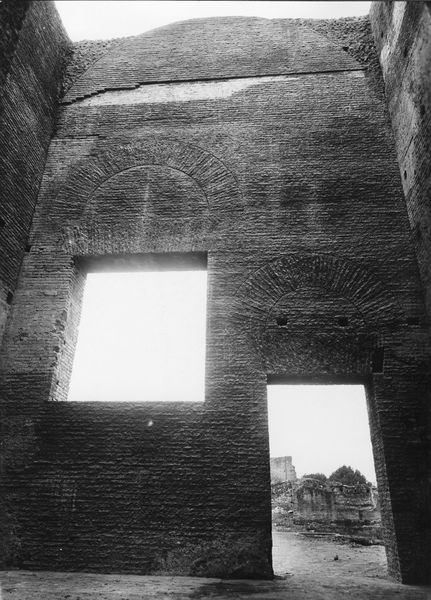 003187 - monumento - Domus Augustana, corpo centrale: piano superiore avancorpo verso la Domus Flavia particolare interno 1936