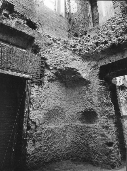 003195 - monumento - Domus Augustana, corpo centrale piano superiore: particolare della saletta ottogonale, giugno 1936