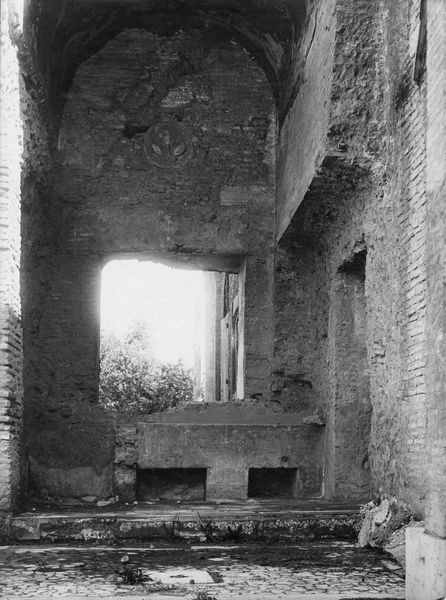 003223 - monumento - Domus Augustana, corpo centrale piano superiore: particolare delle strutture