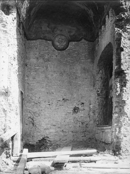 003224 - monumento - Domus Augustana, corpo centrale piano superiore: particolare delle strutture