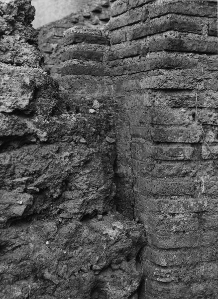003268 - monumento - Domus Augustana, corpo centrale piano superiore: area retrostante il locale dove si conservano le pitture dell'Aula Isiaca, febbraio 1993