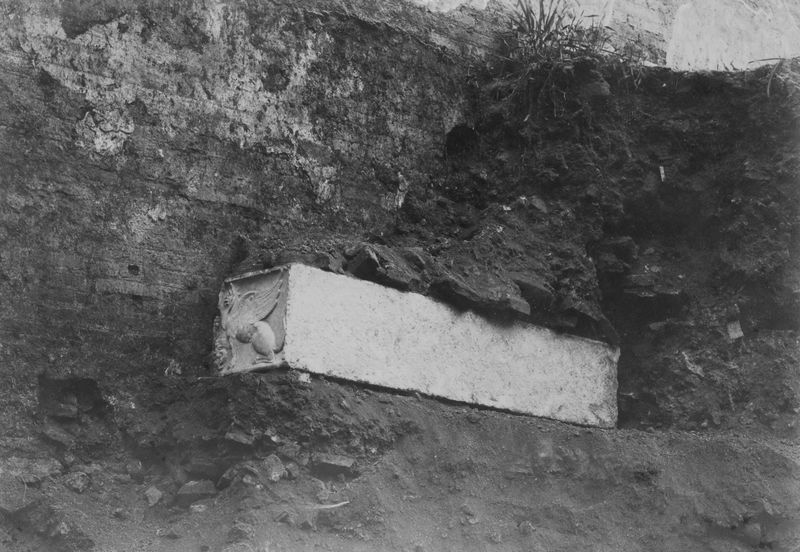 019541 - scavo archeologico - S. Maria Antiqua, scavi dell'atrio del 1900; neg. serie F, n. 1950