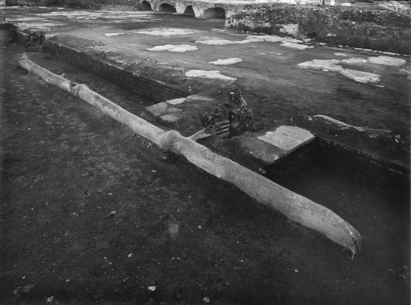 003454 - monumento - Domus Augustana, peristilio superiore: resto di fistula acquaria