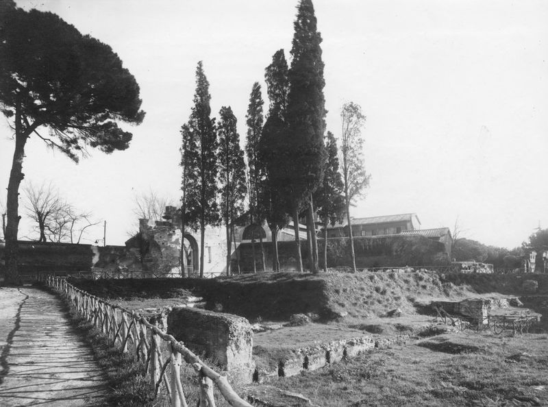 003486 - monumento - Domus Augustana, peristilio superiore: veduta, particolare