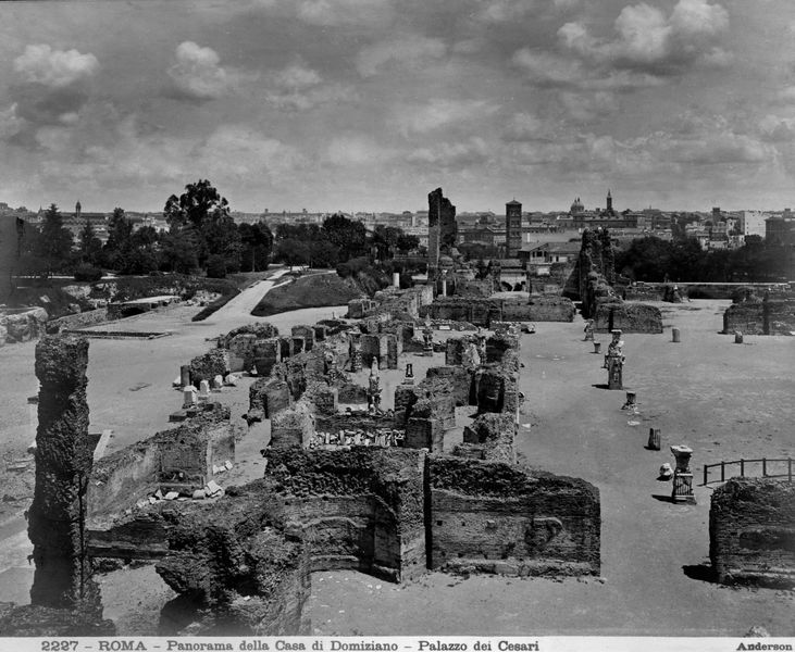 003581 - monumento - Domus Flavia, lato occiderntale: ambienti