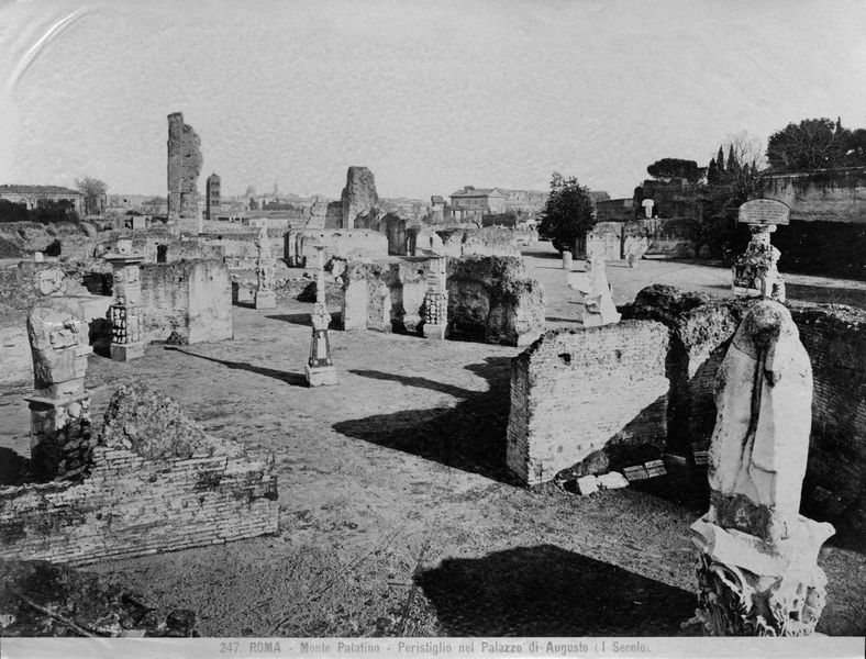 003584 - monumento - Domus Flavia, lato occiderntale: ambienti
