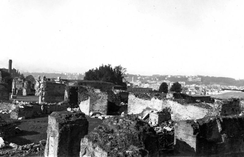 003586 - monumento - Domus Flavia, lato occiderntale: ambienti