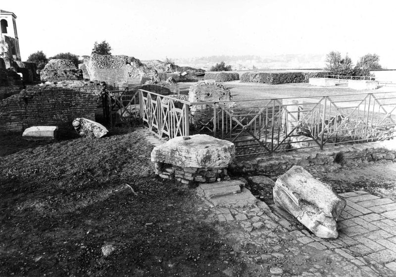 003596 - monumento - Zona tra la Domus Flavia e la Casa di Livia: atti di vandalismo, marzo 1992