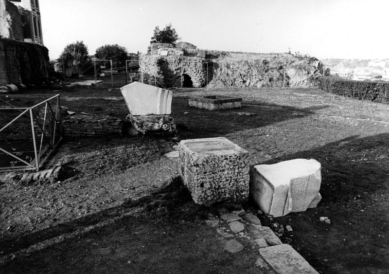 003599 - monumento - Zona tra la Domus Flavia e la Casa di Livia: atti di vandalismo, marzo 1992