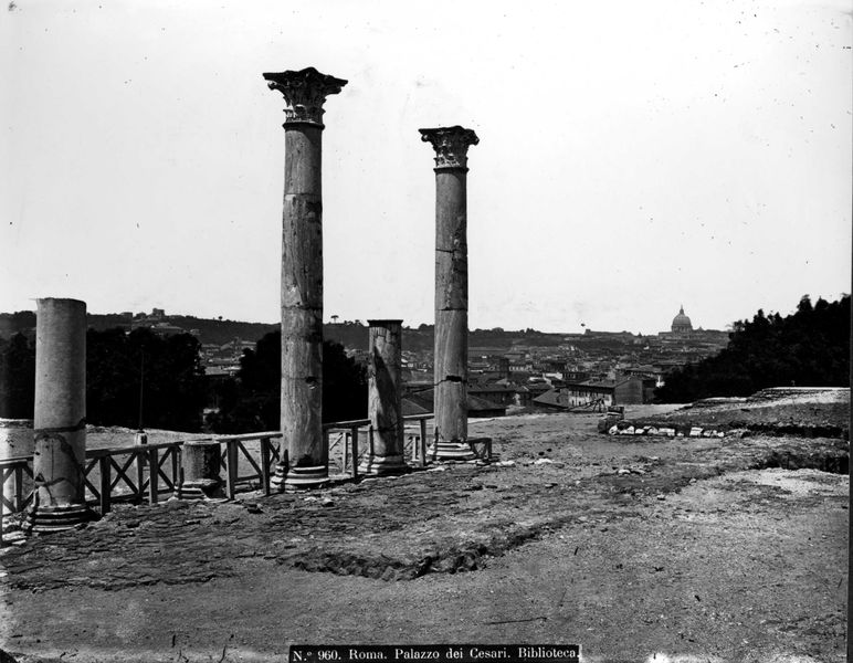 003607 - monumento - Domus Flavia, biblioteche: strutture