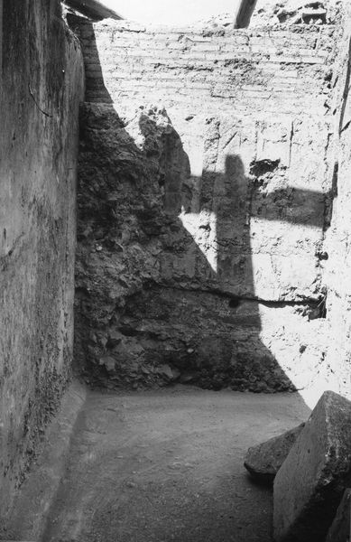 003644 - monumento - Domus Flavia, aula regia: particolare dei saggi sotto il livello domizianeo