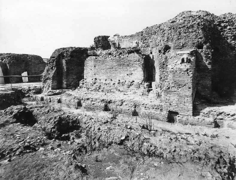 003653 - monumento - Domus Flavia, aula regia: particolare della parte occidentale