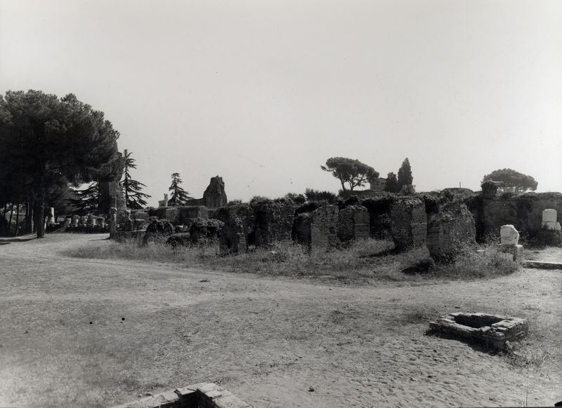 003677 - monumento - Domus Flavia, basilica: veduta strutture fronte verso la casa di Livia