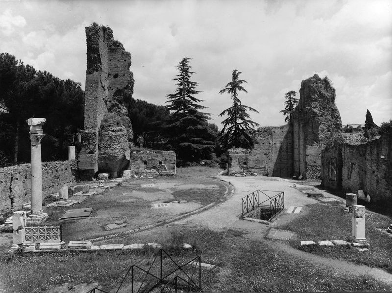 003679 - monumento - Domus Flavia, basilica: veduta strutture