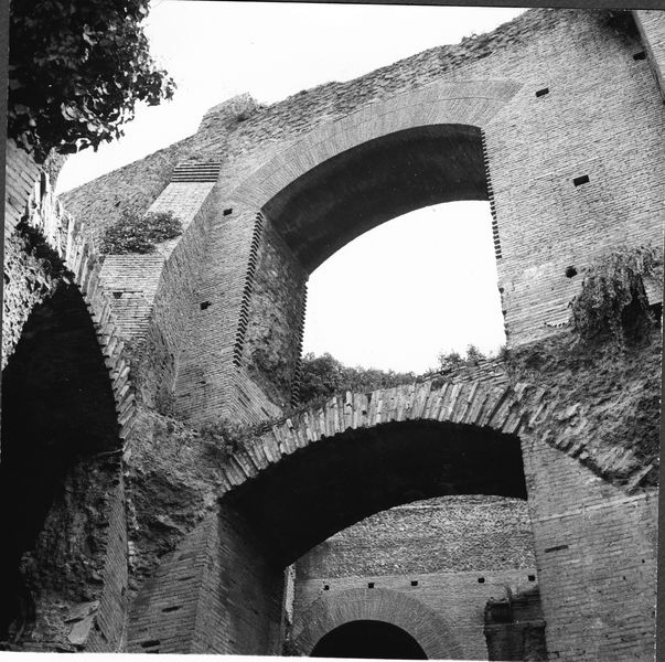 005055 - monumento - Domus Tiberiana, settore 13-Livello IV-V: ambienti 220,veduta strutture ottobre 1971