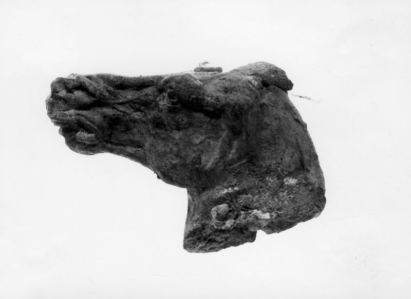 010433 - monumento - Foro Romano, Arco di Tito Interno dell'arco: rilievo con il trionfo di Tito, particolare (L.299)