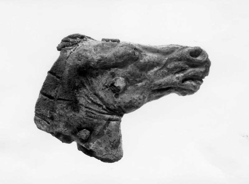 010434 - monumento - Foro Romano, Arco di Tito Interno dell'arco: rilievo con il trionfo di Tito, particolare (L.300)