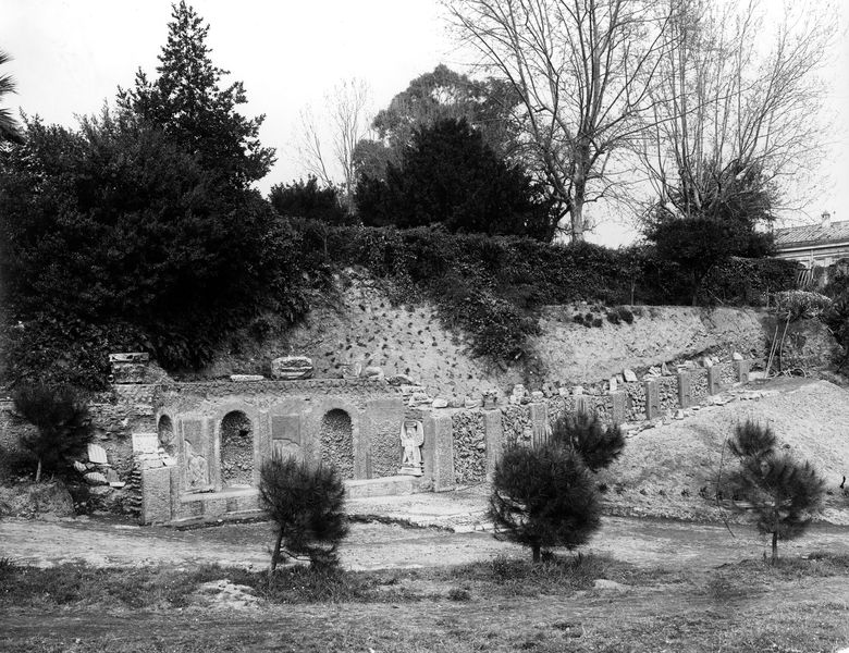 005867 - monumento - Palatino, Horti Farnesiani: veduta della Fontana de li Spechi