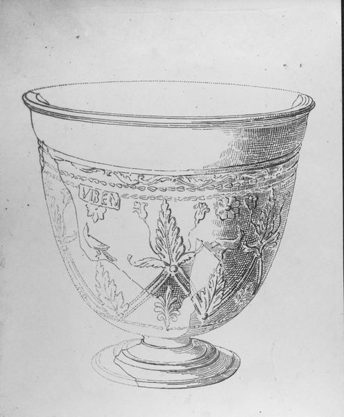 017000 - elaborato grafico - Coppa di terra sigillata dalla casa repubblicana della Velia in un disegno di M. Barosso; neg. serie F, n. 593