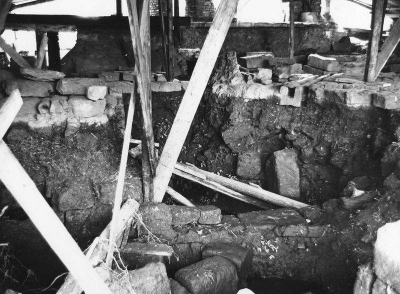 016121 - monumento - Danni dopo l'alluvione del settembre 1972;