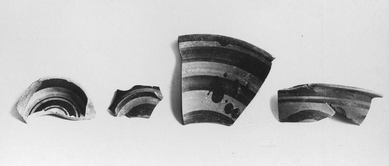 016905 - reperto - Ceramica repubblicana, frammenti di vasellame di provenienza non identificata; Neg. Serie E, Nr. 1712