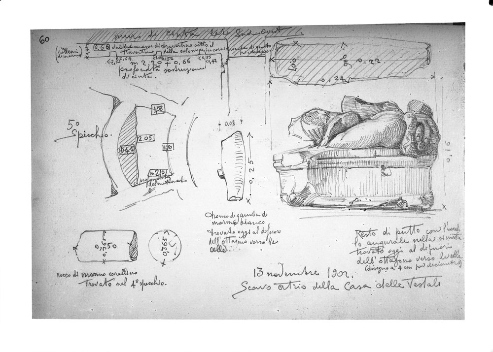 Disegni di scavo dell'Architetto L. P. Baldizzi 1873.tif