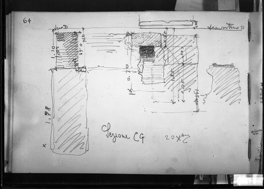 Disegni di scavo dell'Architetto L. P. Baldizzi 1877.tif