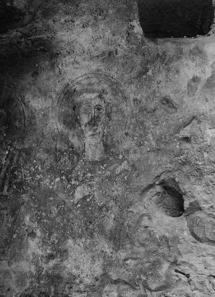 019681 - monumento - S. Maria Antiqua, pitture nell'Atrio, passaggio al c.d. Tempio di Augusto - S. Cristoforo
