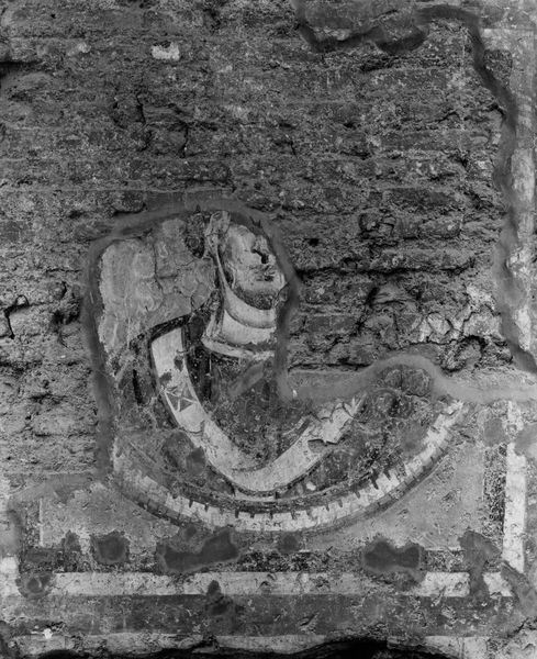 019695 - monumento - S. Maria Antiqua, pitture nell'Atrio, parete a sinistra dell'entrata; neg. serie E, n. 51689