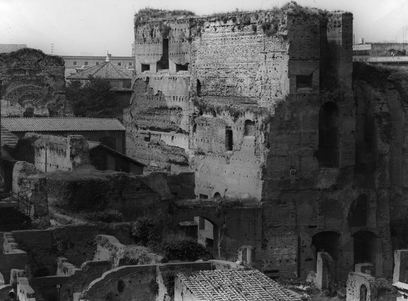 019555 - monumento - S. Maria Antiqua, veduta dalla Via Nova; neg. serie F, n. 18272