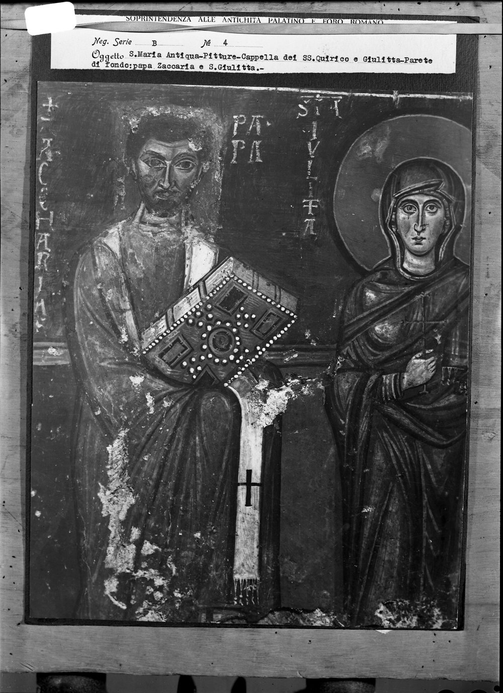 Pittura con papa Zaccaria e S. Giuditta - 2931.tif