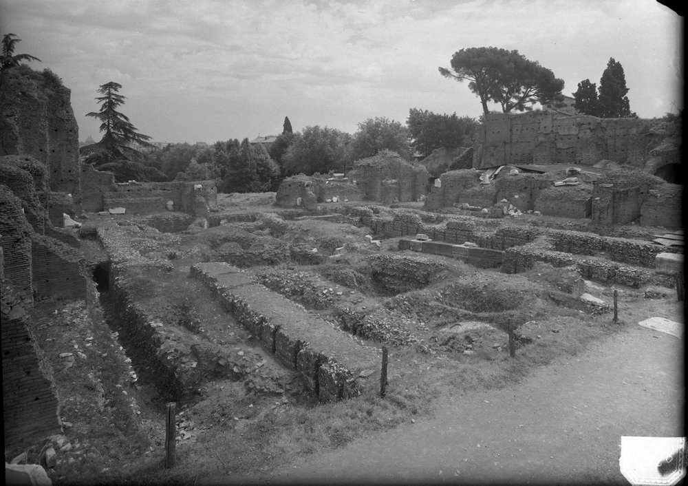 Aula regia - Veduta scavi, angolo Ovest (1962) - 2328.tif