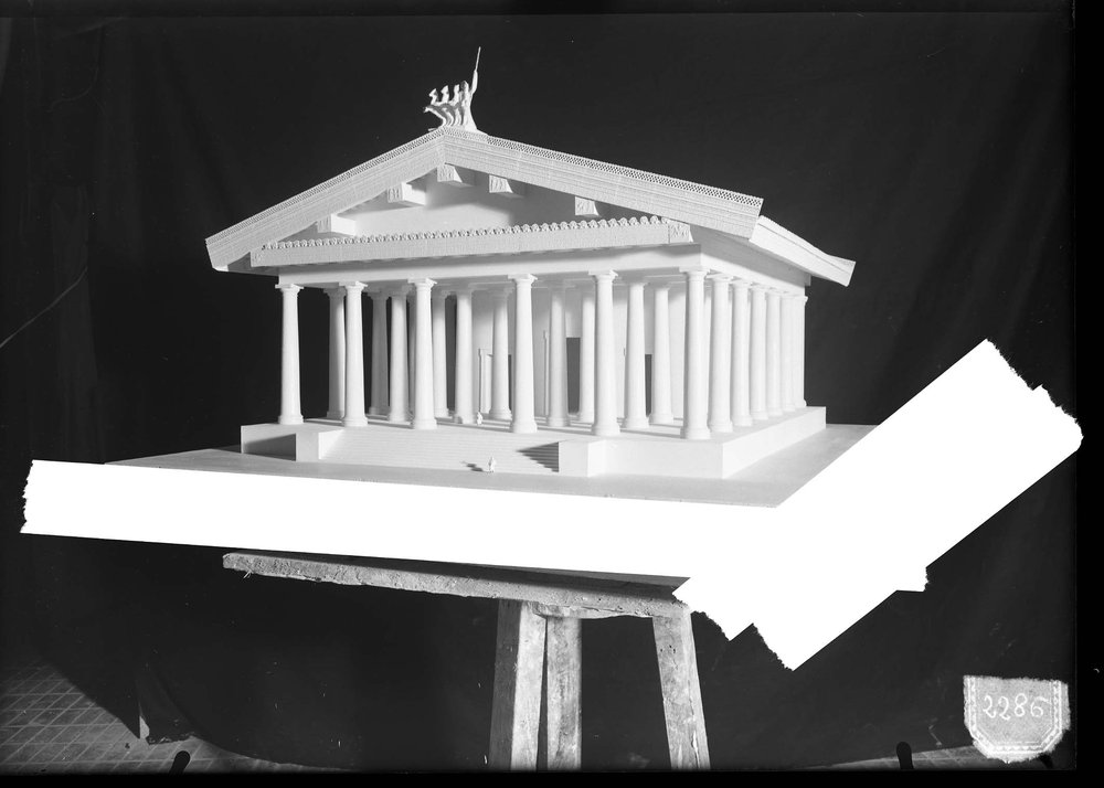 Lastra 2286, Campidoglio. plastico fatta dall'architetto Devico.jpg