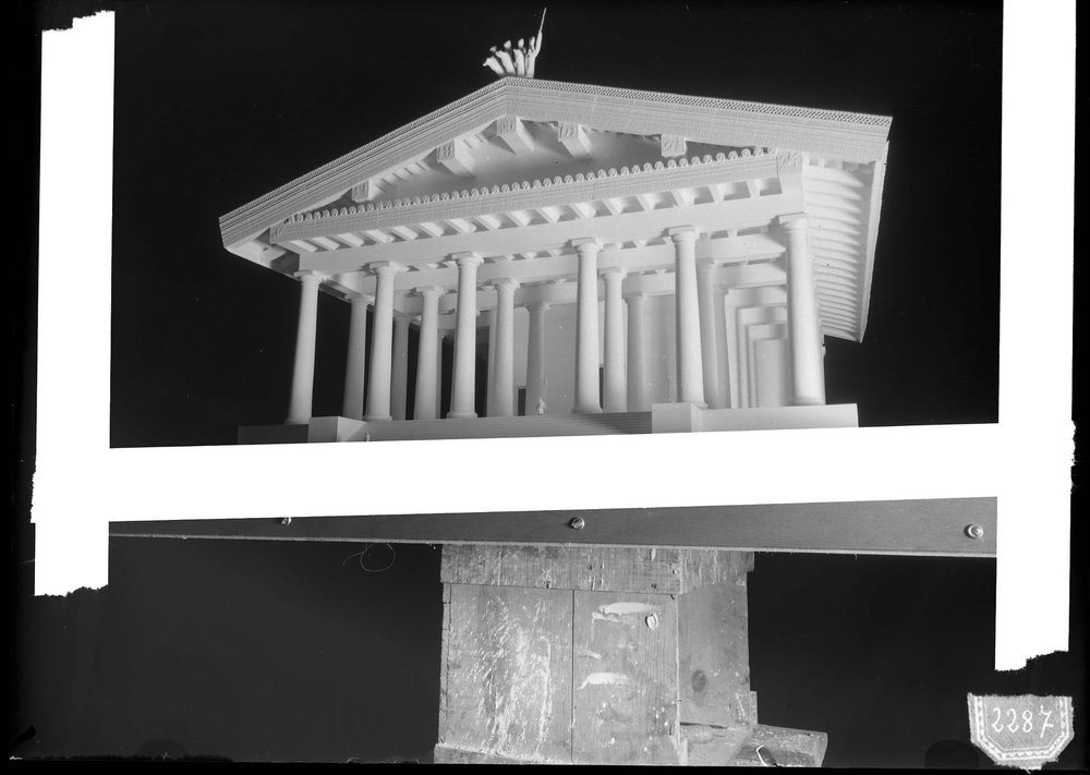 Lastra 2287, Campidoglio. plastico fatta dall'architetto Devico.jpg