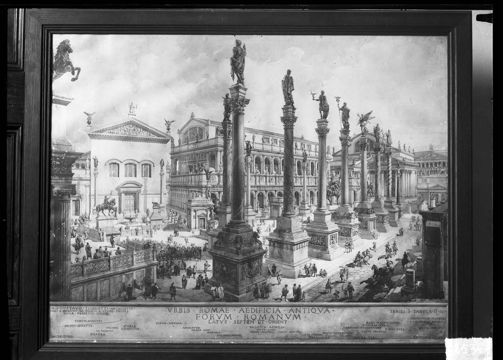 Lastra 2534, Foro Romano, ricostruzione Toguelti (dono Dr. Nash).jpg