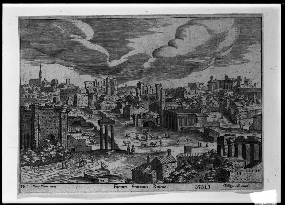 Lastra 2533, Foro Romano, XI-153I, Laferi. Vedute, dis. Hendrik Vanclerf, incis. F. Galle 1680 circa - 37313.jpg