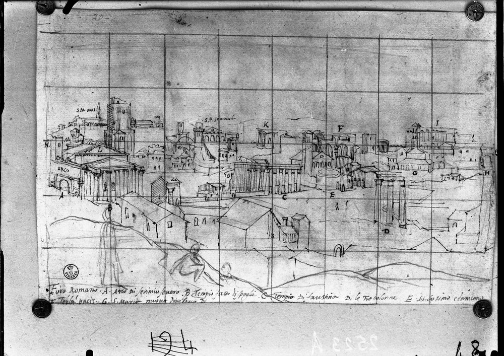 Lastra 48, Veduta scenografica del Foro Romano.jpg
