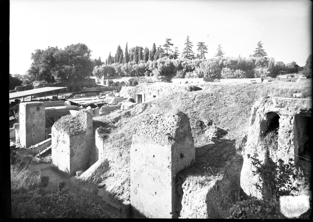 Lastra 2285, Palatino zona augustea, stato dello scavo nel luglio 1961.tif