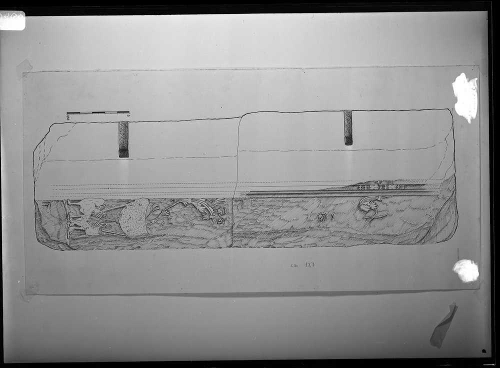 Lastra 2788 - Tempio di Apollo - stipite della porta - disegno nepolitani.tif
