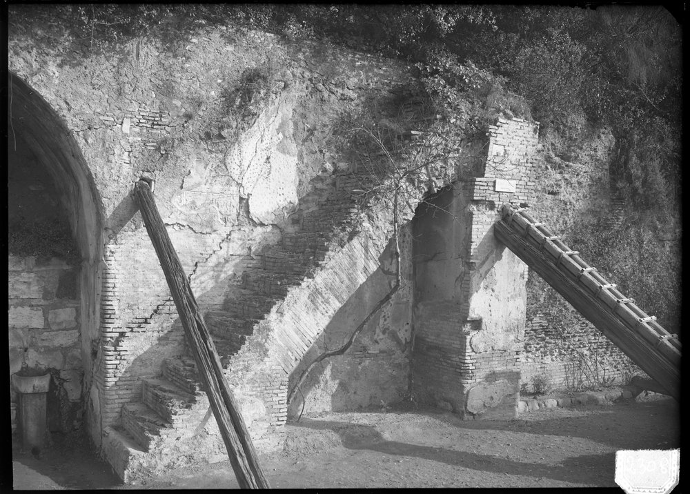 Lastra 2308, Domus Tiberiana, lato verso la casa di Livia, particolare.tif