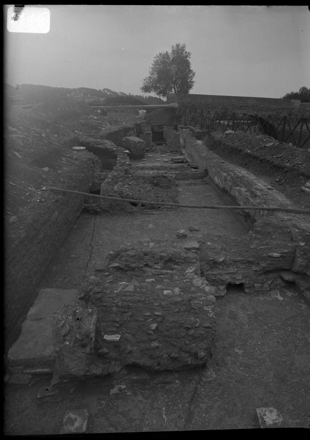 Lastra 2716, Terme Severiane, zona ponte da ovest  ante restauro.tif