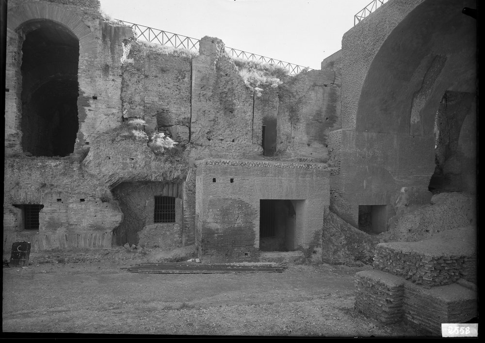 Lastra 2558, Terme Severiane - c.d. bagno di Julia Domna - dopo il restauro e zona circostante.tif