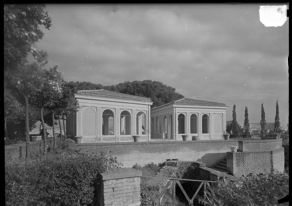 Lastra 2233, Palatino, uccelleria farnese, dopo il restauro 1960, lato Sud.tif